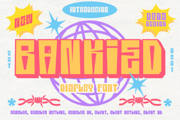 Bankied: A Bold Display Font That Elevates Digital Marketing Visuals