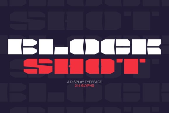 Block Shot: A Bold Display Font That Elevates Small Business Branding