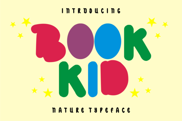 Book Kid: A Fresh Display Font for Modern Editorial Design