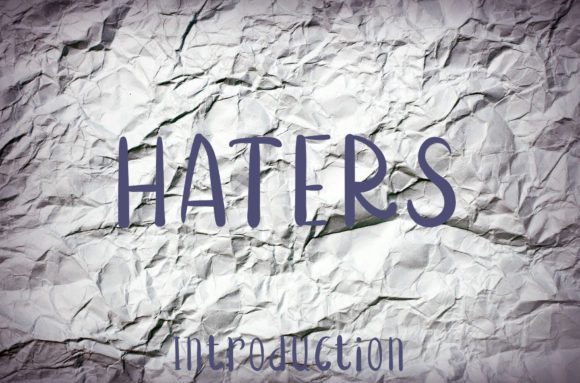 Choosing Haters for a Lifestyle Blog Redesign: A Font with Personality