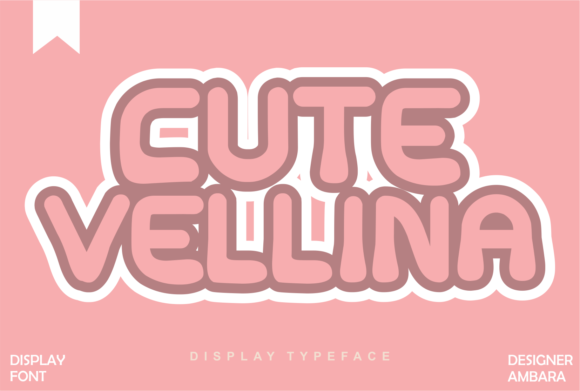 Cute Vellina: A Web Designer’s Dream Display Font for Digital Charm