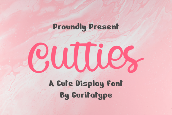 Cutties: A Stylish Display Font for Modern Brand Campaigns