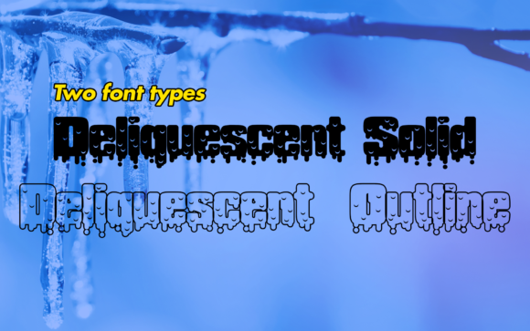 Deliquescent: A Frost-Inspired Display Font for Editorial Elegance