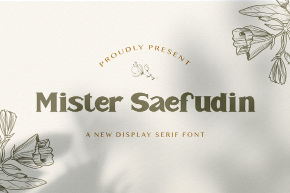 Elegant Typography for Branding: Testing Mister Saefudin in a Real Design Project