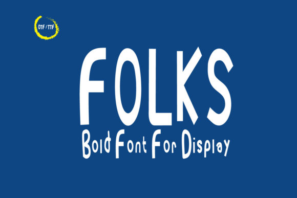 Enhance Your Editorial Design with the Folks Display Font