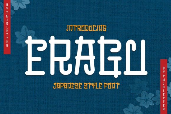 Eragu: A Japanese-Inspired Display Font for Modern Editorial Design