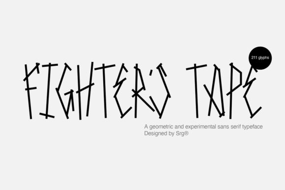Fighter s Tape: A Bold Display Font for Unconventional Branding