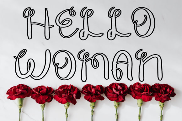Hello Woman: A Lively Display Font for Editorial Charm