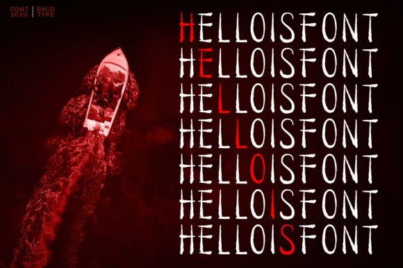 Hellois: A Dramatic Display Font for Bold Editorial Design