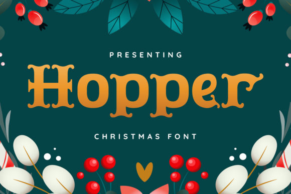 Hopper: A Bold Display Font for Crafters and Makers