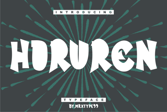 Horuren: A Bold Display Font for Business Branding