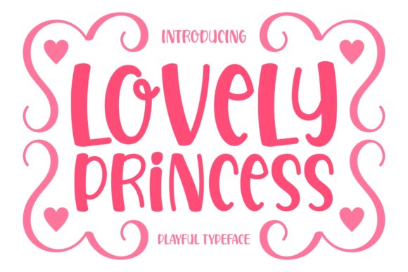 Lovely Princess: A Dreamy Display Font for Editorial Design