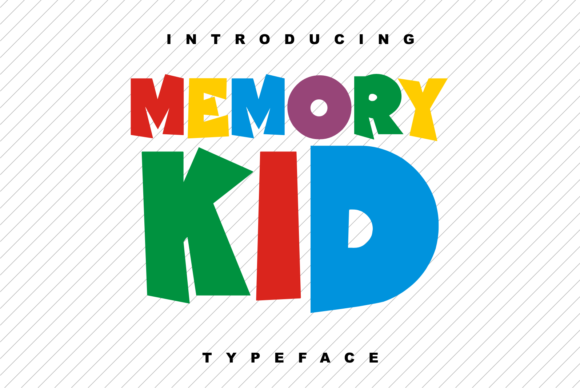 Memory Kid: A Bold Display Font for Scroll-Stopping Marketing Visuals