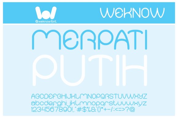 Merpati Putih: A Fresh Display Font for Modern Editorial Design