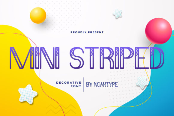 Mini Striped: A Bold Display Font for Modern Web Design Projects