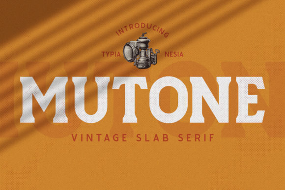 Mutone: A Bold Display Font for Editorial Design and Digital Publishing