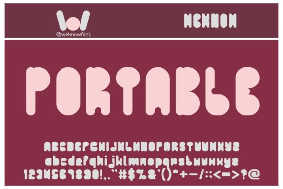 Portable: A Dynamic Display Font for Modern Campaign Design