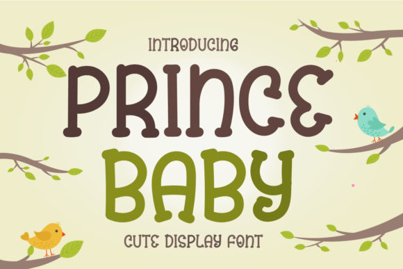 Prince Baby: A Joyful Display Font for Playful Branding Projects