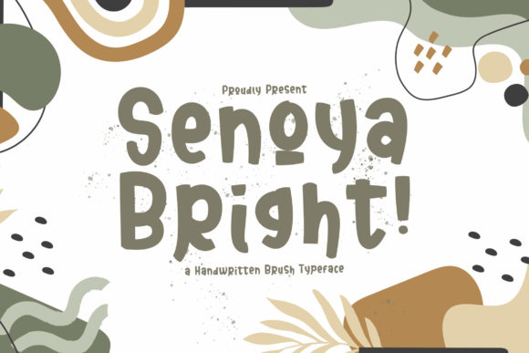 Senoya Bright: A Playful Display Font for Kid-Friendly Campaigns