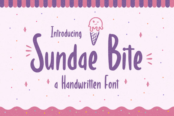Sundae Bite: The Trendy Display Font Every Maker Needs