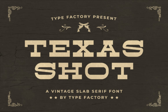 Texas Shot: A Bold Display Font for Timeless Editorial Design