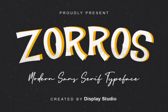 Zorros: A Playful Typeface for Thoughtful Editorial Design